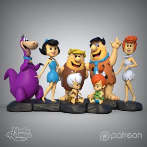 extracted_Los Picapiedra - Diorama - Naty Ramos.png