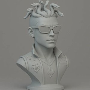 extracted_Neoflix3d - Monster High - Deuce Gordon Bust.webp