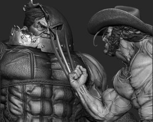 extracted_301225 Wicked - Logan y Juggernaut Diorama Image 006.png