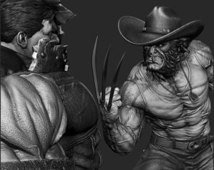 extracted_301225 Wicked - Logan y Juggernaut Diorama Image 007.png