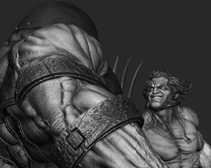 extracted_301225 Wicked - Logan y Juggernaut Diorama Image 020.png
