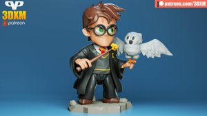 extracted_!Harry Potter Chibi - Owl Hand.jpg