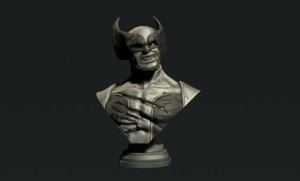 extracted_Wekster - Zombie Wolverine Bust.webp