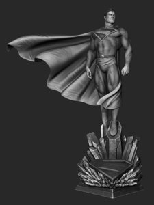 extracted_290126 B3DSERK - Superman KC Sculpture Images 003_1.png