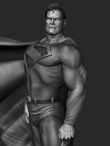 extracted_290126 B3DSERK - Superman KC Sculpture Images 008_1.png