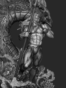 extracted_020326 B3DSERK - Aquaman Sculpture Image 005.png