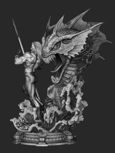 extracted_020326 B3DSERK - Aquaman Sculpture Image 002.png
