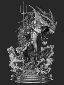 extracted_020326 B3DSERK - Aquaman Sculpture Image 001.png