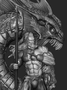 extracted_020326 B3DSERK - Aquaman Sculpture Image 017.png