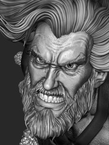 extracted_100326 B3DSERK - Aquaman Bustp Image 009.png