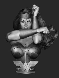 extracted_060426 B3DSERK - WonderWoman Bustp Image 001.png